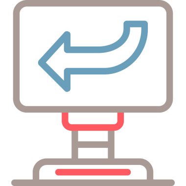 Bilgisayar. Web simgesi basit illüstrasyon