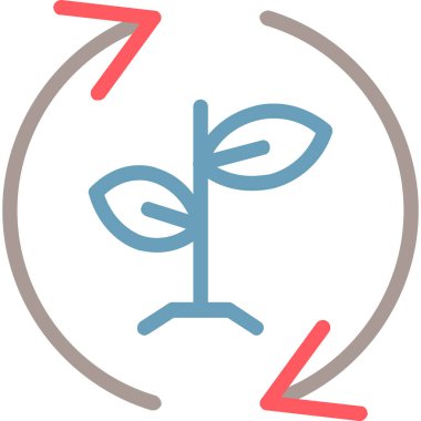 Bir çiçeğin vektör illüstrasyonu