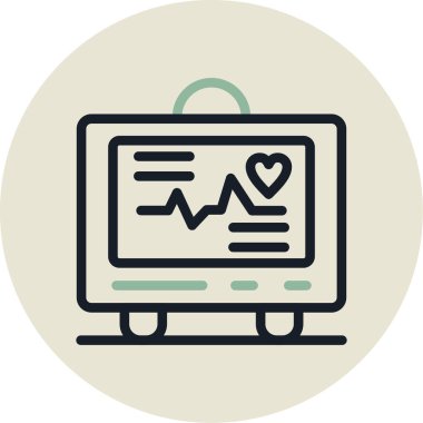 pano, illüstrasyon, beyaz arkaplan üzerinde vektör olan kalp.