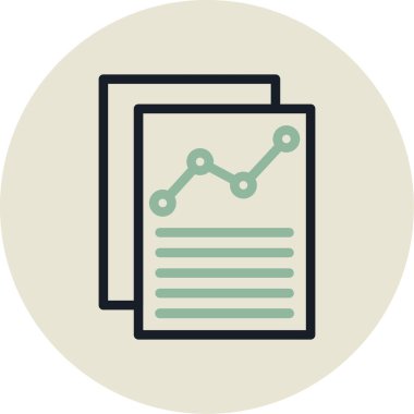 grafik ikonu vektör illüstrasyonu