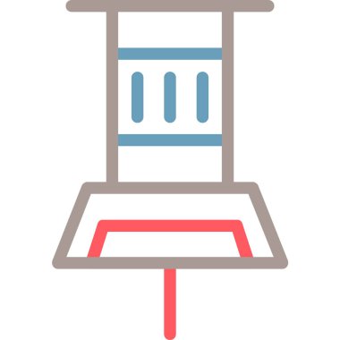 Modern eğitim ikonunun vektör illüstrasyonu