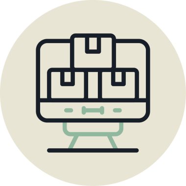 seo modern simgesinin vektör illüstrasyonu