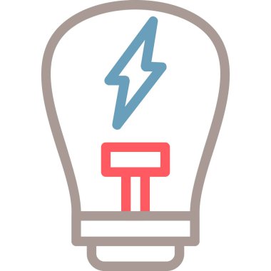 Bir ışık simgesinin vektör illüstrasyonu