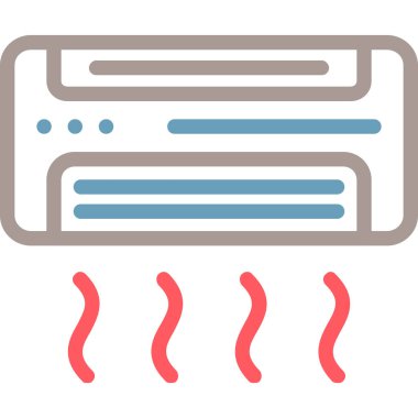 Klima. Web simgesi basit tasarım