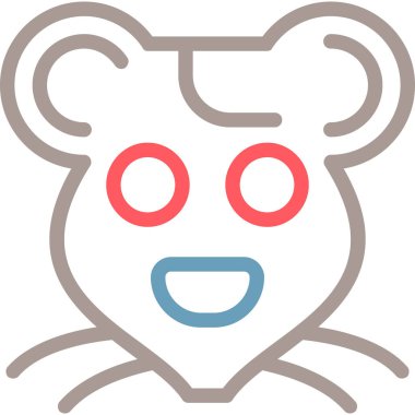 Ayı kafası. Basit tasarım