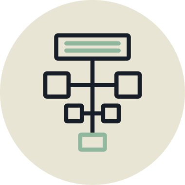 şebeke. Web simgesi basit illüstrasyon