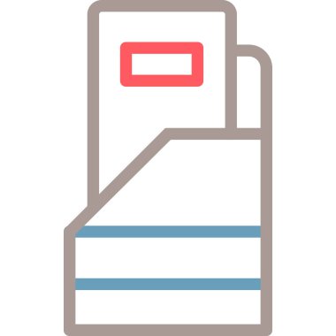 Kitap. Web simgesi basit illüstrasyon