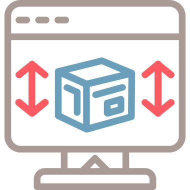 Veri Merkezi simgesini, vektör çizim