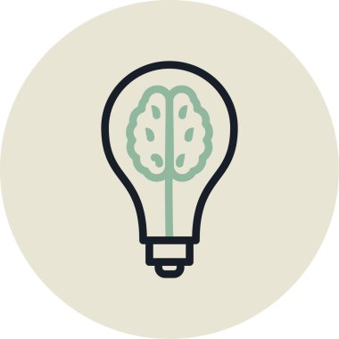 Çizgi film simgesinin vektör çizimi