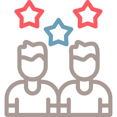 insanlar simge vektör illüstrasyonu