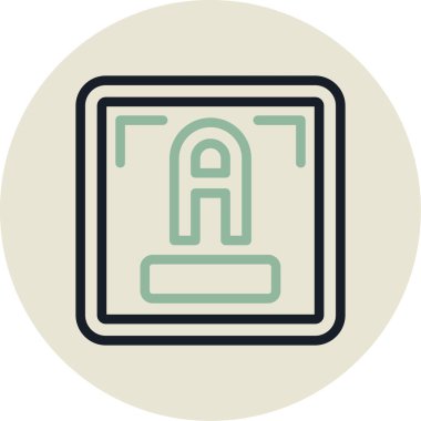 Modern b 'nin vektör illüstrasyonu eksik simgesi