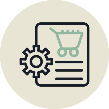 Alışveriş arabası. Basit tasarım