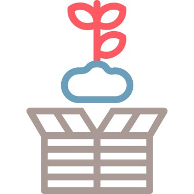 Bulut. Web simgesi basit tasarım