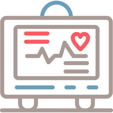 iş grafiği rapor simgesi vektör illüstrasyonu