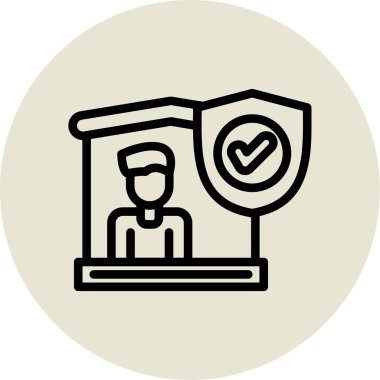 Bir adamın vektör illüstrasyonu