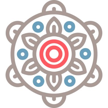 Çiçek. Web simgesi basit tasarım