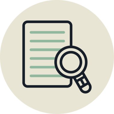 Ara. Web simgesi basit illüstrasyon