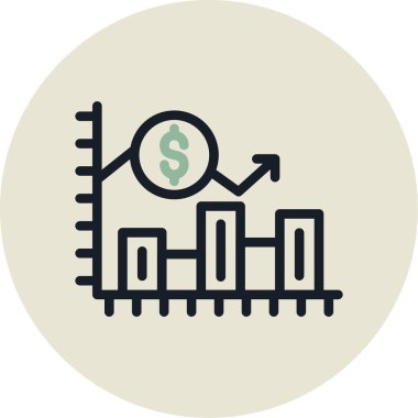 İş grafiği vektör illüstrasyonu