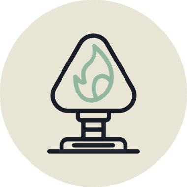 Lambanın vektör illüstrasyonu modern simge