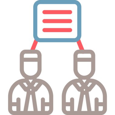 iş simgesi vektör illüstrasyonu