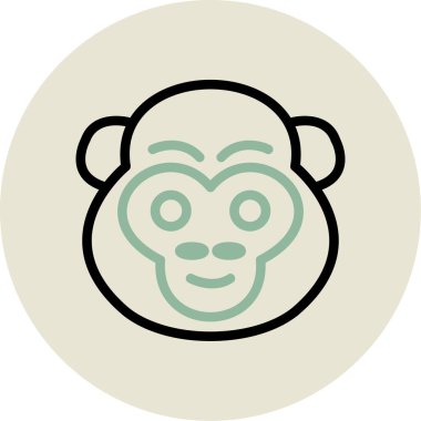 hayvan simgesi vektör illüstrasyonu