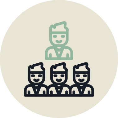 İnsan simgesinin vektör illüstrasyonu