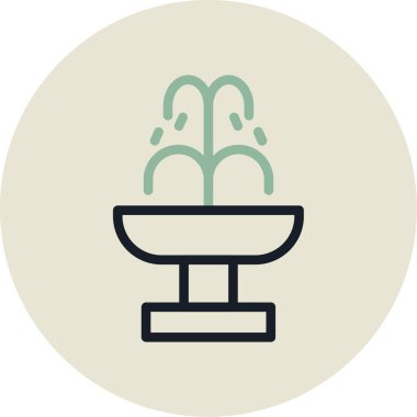 Bitki simgesinin vektör illüstrasyonu