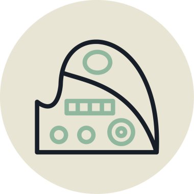 Modern oto tamir simgesinin vektör illüstrasyonu