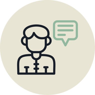 iş simgesi vektör illüstrasyonu