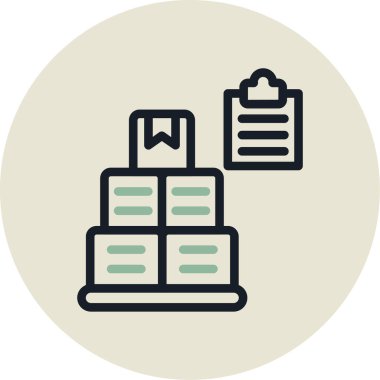 İş ve finans simgesinin vektör illüstrasyonu