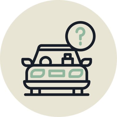 araba yıkama ikonu vektör illüstrasyonu