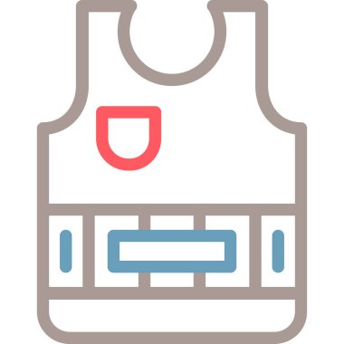 Spor çanta simge vektör çizim