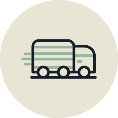 bus simgesi vektör illüstrasyonu