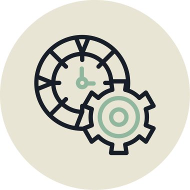 Vites tekerleği. Basit illüstrasyon