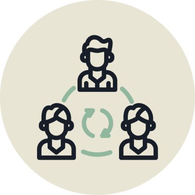 grup insan simgesi - ana hatlar biçimi