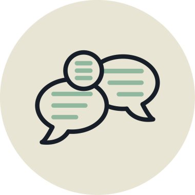 Konuşma baloncukları. vektör illüstrasyonu