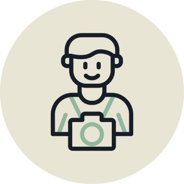 man simgesi vektör illüstrasyonu