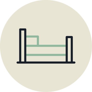 Kanepe. Web simgesi basit illüstrasyon