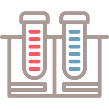 test tüpleri vektör illüstrasyon tasarımı