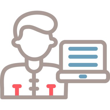 seo modern simgesinin vektör illüstrasyonu