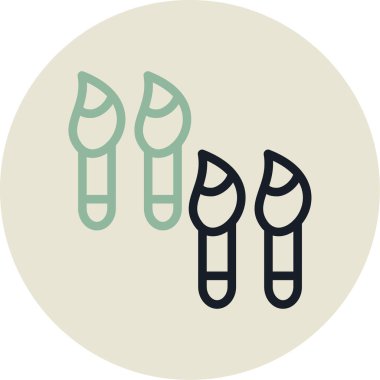 Gıda simgesinin vektör illüstrasyonu