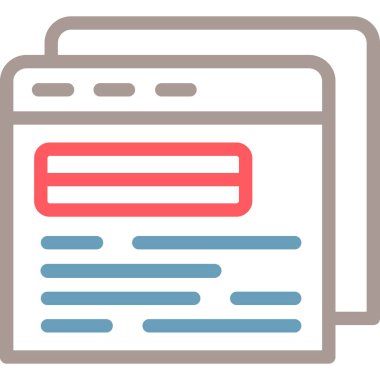 Belge. Web simgesi basit tasarım