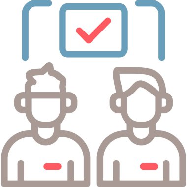 iş insanları vektör simgesi