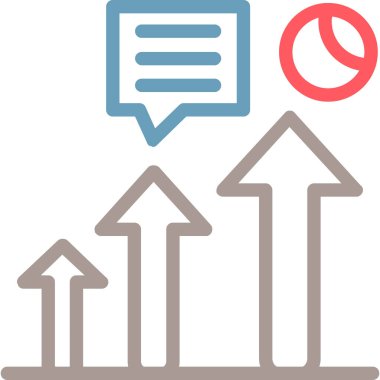 iş grafiği vektör çizgisi simgeleri