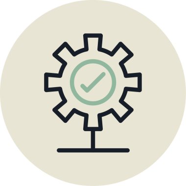 modada izole edilmiş arkaplanda dişli simgesi