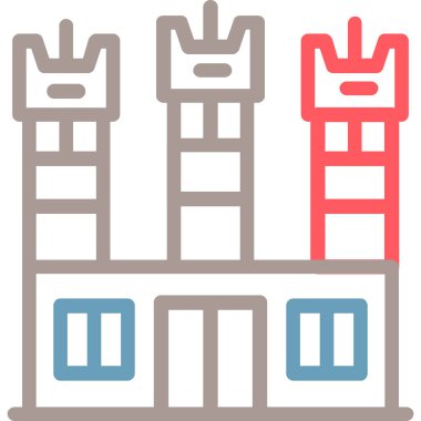 şehir vektör simgesi oluşturuluyor