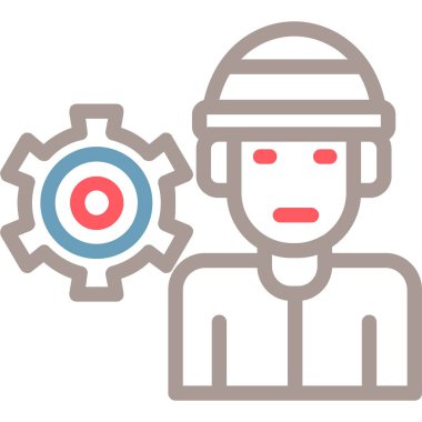 Alt düz vektör simgesi