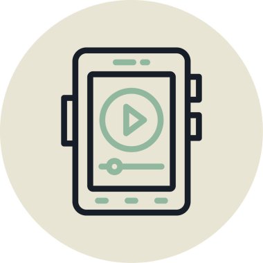 akıllı saat vektör simgesi