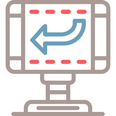 veri değişim simgesi vektör illüstrasyonu