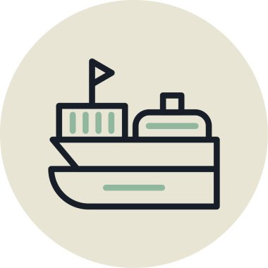 Gezinti. Web simgesi basit illüstrasyon